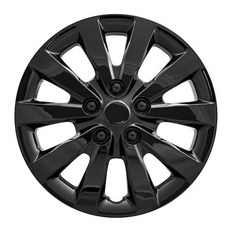 Coast2Coast 16", 10 Spoke, Gloss Black, Plastic, Set Of 4 IWC52116BLK